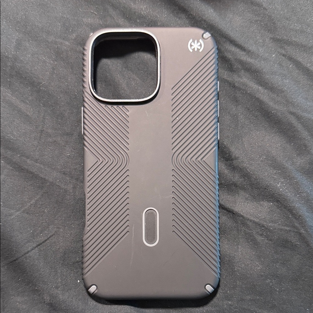 Speck Gray Phone Case with Textured Design